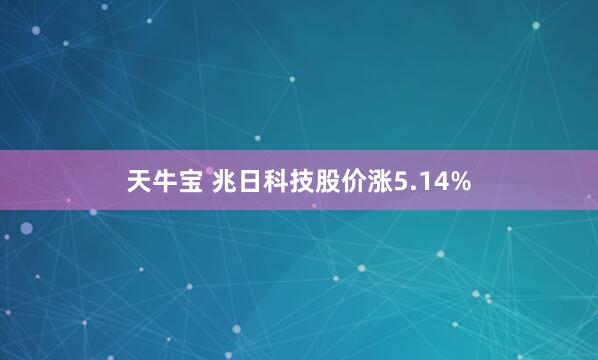 天牛宝 兆日科技股价涨5.14%